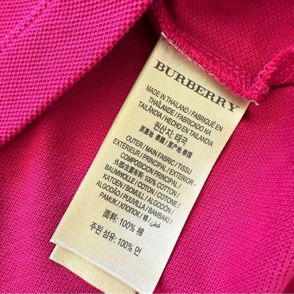 Burberry men polo Tshirt size L Retail 195$ - Picture 5 of 8